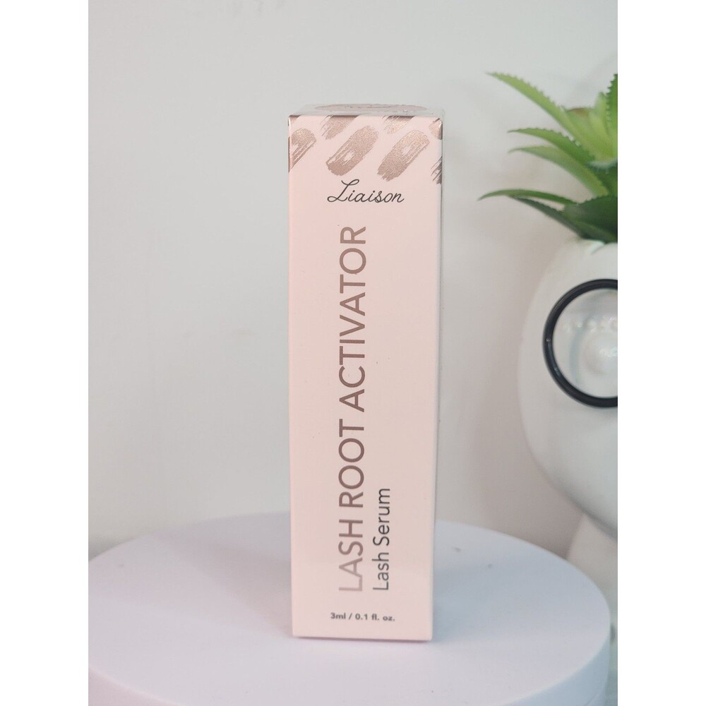Liaison Lash Root Activator Eyelash Serum, Clear, 0.1 fl oz (3ml)